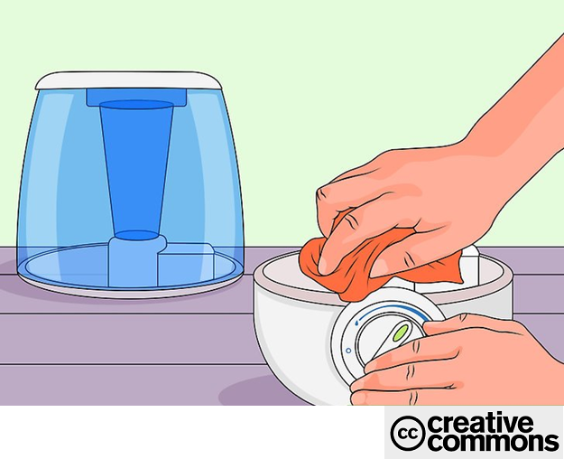 Ensure the humidifier is clean